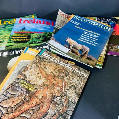 LOT 354: Large Assortment of Magazines Including Smithsonian, British Heritage, Renaissance, Archaeology, and More