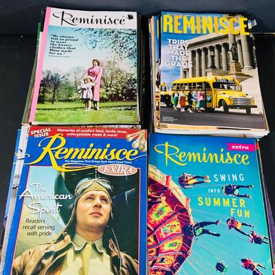 LOT 355: Large Assortment of Reminisce Magazine Issues