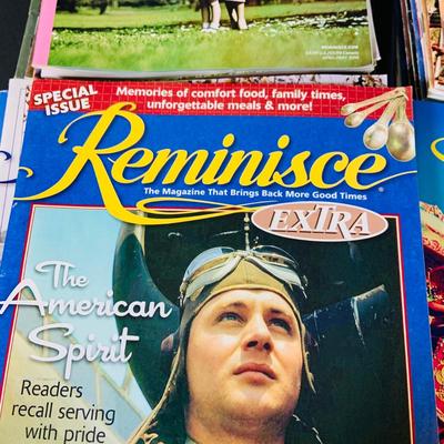 LOT 355: Large Assortment of Reminisce Magazine Issues