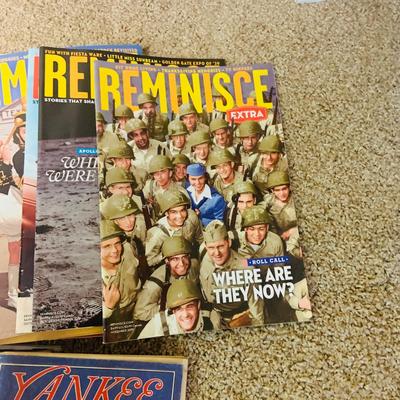 LOT 359: Collection of Reminisce and Yankee Magazines