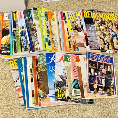 LOT 359: Collection of Reminisce and Yankee Magazines