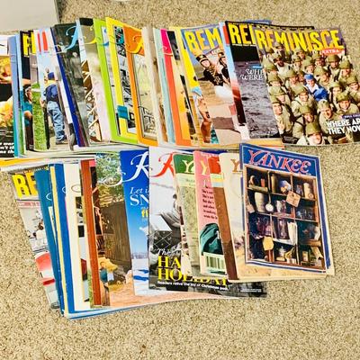 LOT 359: Collection of Reminisce and Yankee Magazines