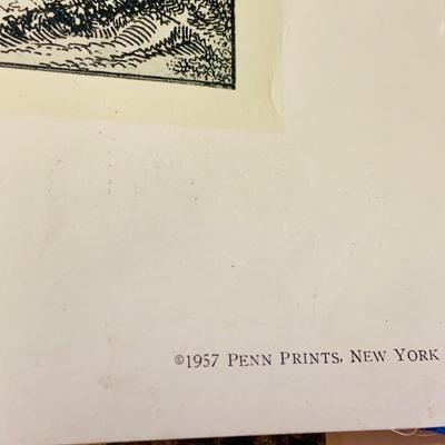 LOT 361: Set of Two (2) Lord of the Ring Movie Posters (Only One Unrolled) and Three (3) Vintage Medieval Inspired Posters