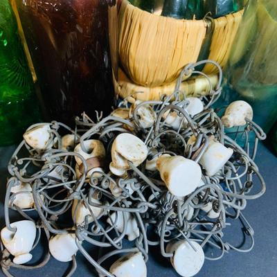 LOT 363: Large Collection of Vintage Bottles and Ceramic Stoppers