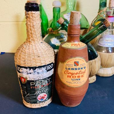 LOT 363: Large Collection of Vintage Bottles and Ceramic Stoppers