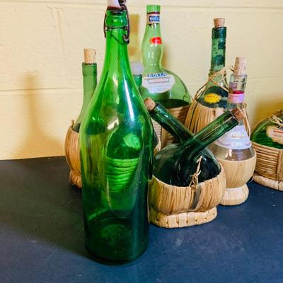 LOT 363: Large Collection of Vintage Bottles and Ceramic Stoppers