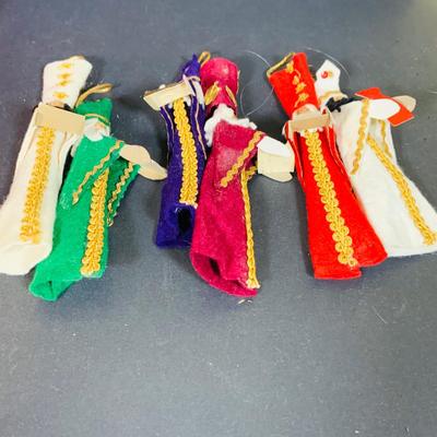 LOT 364: Vintage Christmas Decorations Including Hand Blown Glass Bulbs from Germany, Vintage Sleigh with White Plastic Reindeer,...