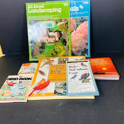 LOT 365: Assortment of Gardening and Birding Book and Pamphlets Featuring Two (2) Signed Pete Dunne Books