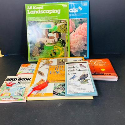 LOT 365: Assortment of Gardening and Birding Book and Pamphlets Featuring Two (2) Signed Pete Dunne Books