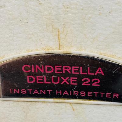 LOT: Vintage Mary Kay Red Jacket and Black Skirt by Brookhurst, Mary Kay Case,Vintage Cinderella Hot Rollers, Curlers, Mid Century Style...