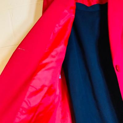 LOT: Vintage Mary Kay Red Jacket and Black Skirt by Brookhurst, Mary Kay Case,Vintage Cinderella Hot Rollers, Curlers, Mid Century Style...