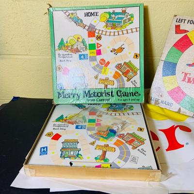 LOT 369: Collection of Games Including Vintage Mystery Date Game, Twister, Simon and More