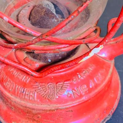 LOT 370: Collection of Oil Burning Lamps/Lanterns Including a Two Ship’s Lamps and Rail Road Lanterns