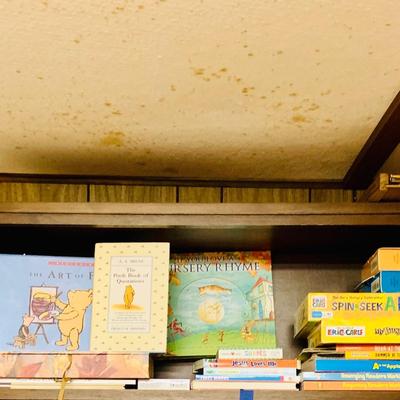 LOT 371: Collection of Children’s Books, Puzzles and Games Featuring Winnie The Pooh and Others