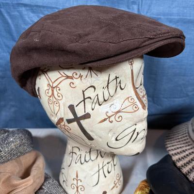 LOT 379: Vintage Hat & Cap Collection: Levis, Kangol, Empire State Caps & More