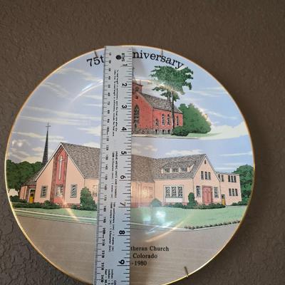 Inspirational Decor & Church Memorabilia Lot – Framed Quote, Commemorative Plate & Accents