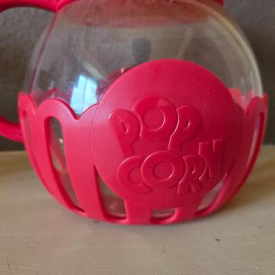 Popcorn Jar Set – Red & Green with Original Gift Boxes