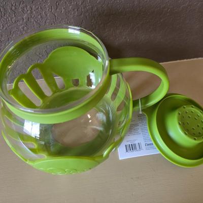 Popcorn Jar Set – Red & Green with Original Gift Boxes