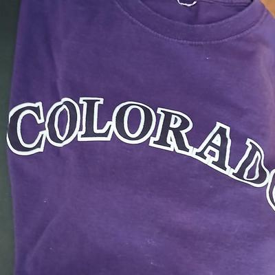 Mostly Colorado Rockies Fan Lot – Shirts, Hat, Eagles Bobblehead & More