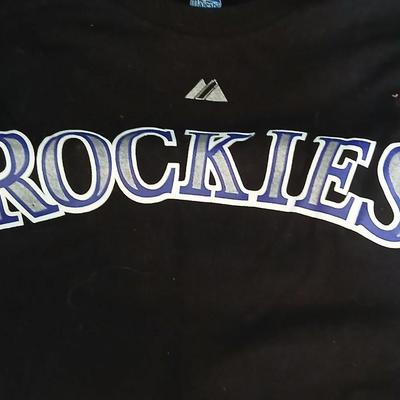 Mostly Colorado Rockies Fan Lot – Shirts, Hat, Eagles Bobblehead & More
