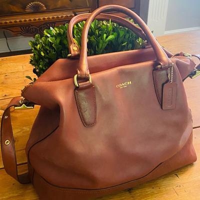 Authentic Coach Legacy Leather Satchel – Rich Saddle Brown, Gently Used