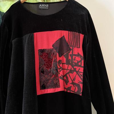 12 Pc. Lot Designer Ahni Women's Clothing Sz L-XL "Wearable Art"