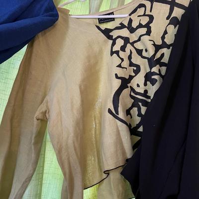 12 Pc. Lot Designer Ahni Women's Clothing Sz L-XL "Wearable Art"