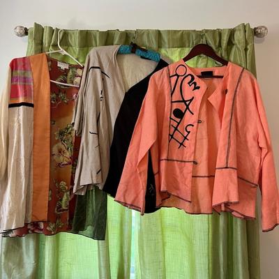 12 Pc. Lot Designer Ahni Women's Clothing Sz L-XL "Wearable Art"