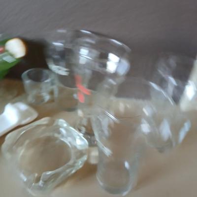 Mixed Barware & Drinkware - Shot glasses - Stemware - Wind cork puller and corks - and more!
