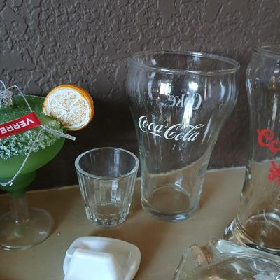 Mixed Barware & Drinkware - Shot glasses - Stemware - Wind cork puller and corks - and more!