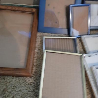 Assorted Picture Frame Lot – Mixed Styles & Sizes