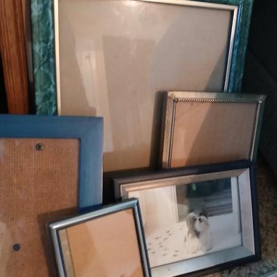 Assorted Picture Frame Lot – Mixed Styles & Sizes