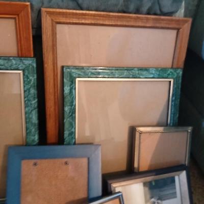 Assorted Picture Frame Lot – Mixed Styles & Sizes
