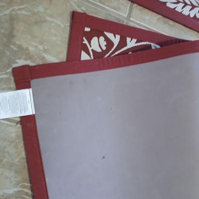 Lot of 3 Accent Rugs & Mats – Indoor/Outdoor Use