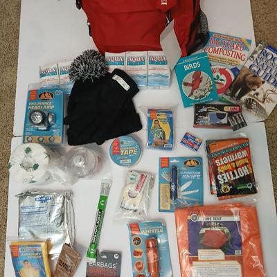Preppers GO BAG Complete Emergency Survival Kit – Backpack + Supplies + Books