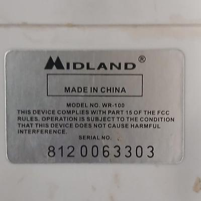 Midland NOAA Weather Radio – S.A.M.E. Digital Public Alert System