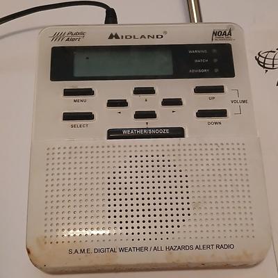 Midland NOAA Weather Radio – S.A.M.E. Digital Public Alert System