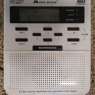 Midland NOAA Weather Radio – S.A.M.E. Digital Public Alert System