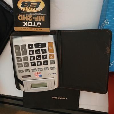 Emerson Paper Shredder & Office Supply Lot – Binders, Calculator, Paper & More