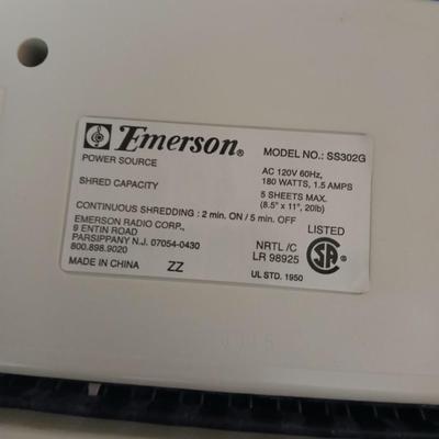 Emerson Paper Shredder & Office Supply Lot – Binders, Calculator, Paper & More