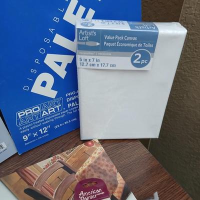 Watercolor Art Supply Lot – Paints, Pads, Brushes, Bag & More