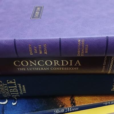Christian & Religious Lot – Bibles, Books, Decor & More