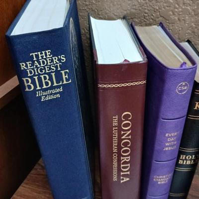 Christian & Religious Lot – Bibles, Books, Decor & More