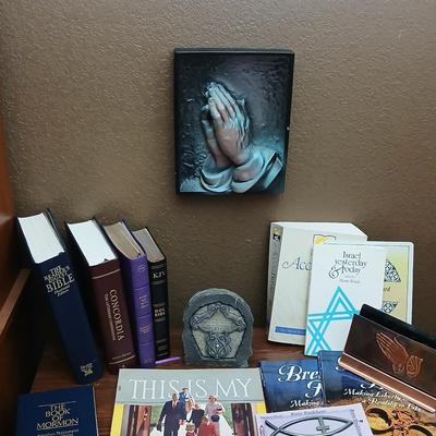 Christian & Religious Lot – Bibles, Books, Decor & More