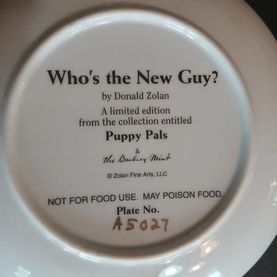 Set of 4 Limited Edition Donald Zolan Collector Plates – Puppy Pals Series by The Danbury Mint Westie Lovers!