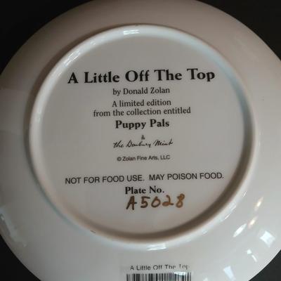 Lot of 5 Donald Zolan “Puppy Pals” Collector Plates – Danbury Mint Limited Editions Westie lovers!