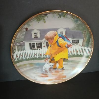 Lot of 5 Donald Zolan “Puppy Pals” Collector Plates – Danbury Mint Limited Editions Westie lovers!