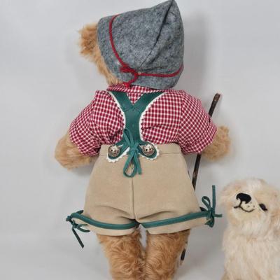 LOT 81: Steiff Ambirte with Dog w/ Original Box and Certificate