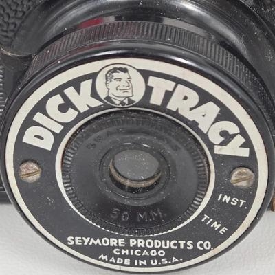 LOT 86: Vintage Dick Tracy Novelty Camera, The Night Before Christmas Book, and Metal Doll House Furniture