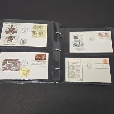 LOT 89: First Day Cover Album ,Filled